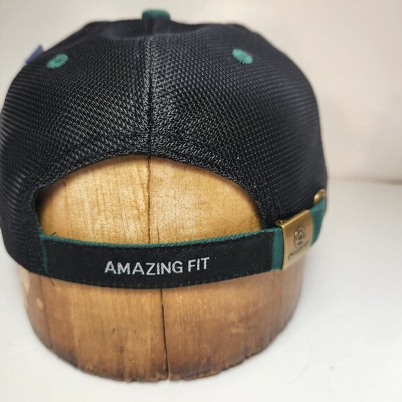 Fersten Maxfield Men's Hat Cap Two-tone Green and Black Mesh Back Adjustable New - Picture 7 of 12